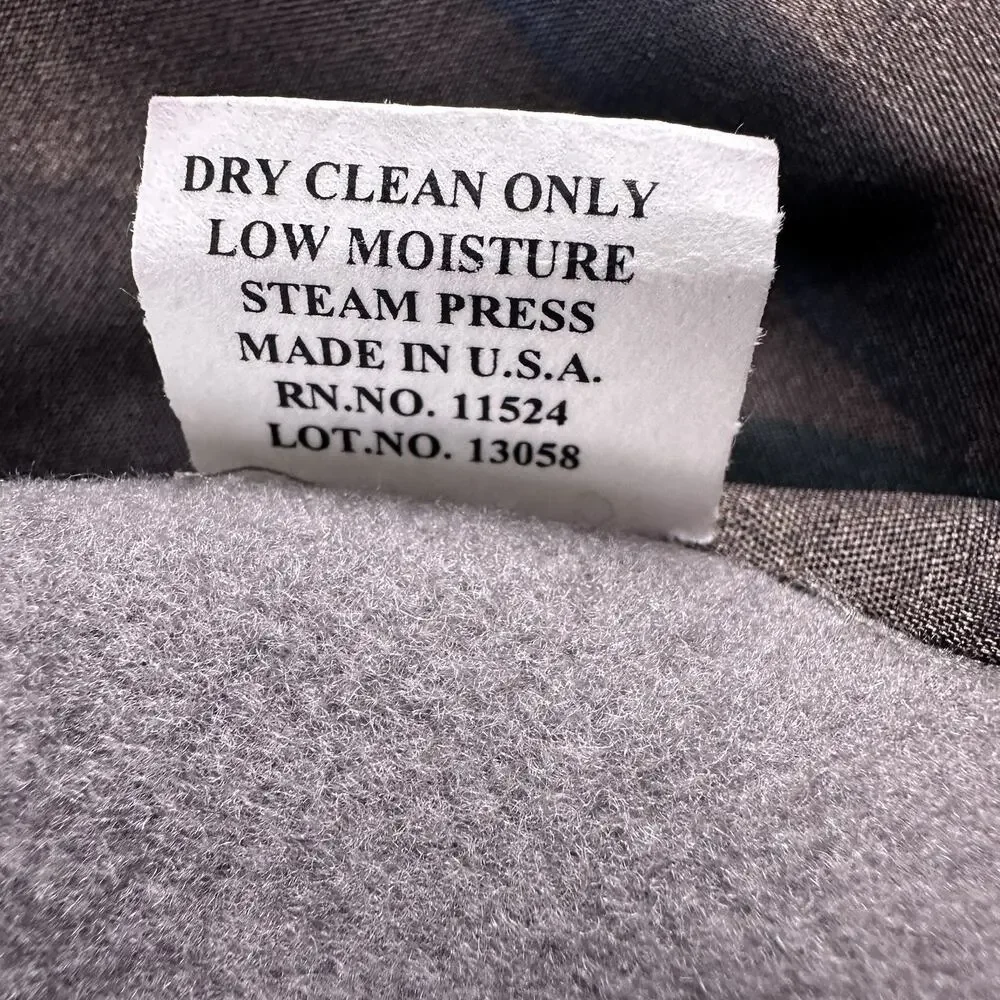 Vintage Alorna 100% Wool Coat Gray Fully Lined Size 10 Button Front &‎ Pockets